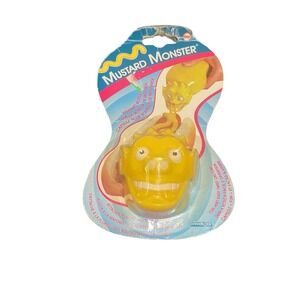 New  Mustard Monster Bottle Capper EVRIHOLDER Attaches To Most Mustard Bottles